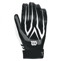 Wilson White Adult Mvp Clutch Skill Football Running Back Receiver Gloves